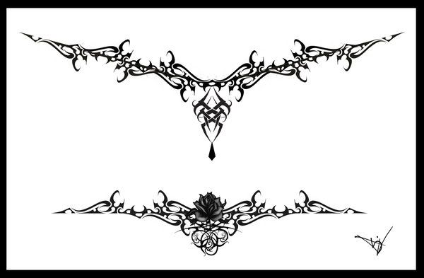 Tattoos :: Gothic_Lace_Tattoo_Splash_005_by_Qu.jpg picture by 