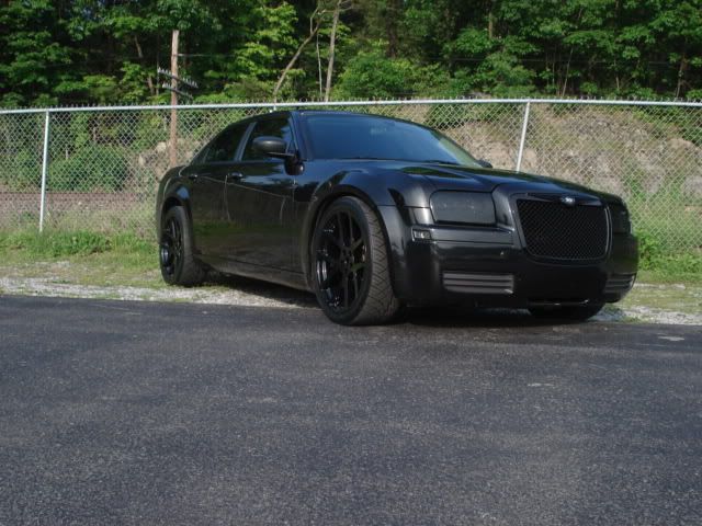 Chrysler 300 blacked out headlights #5