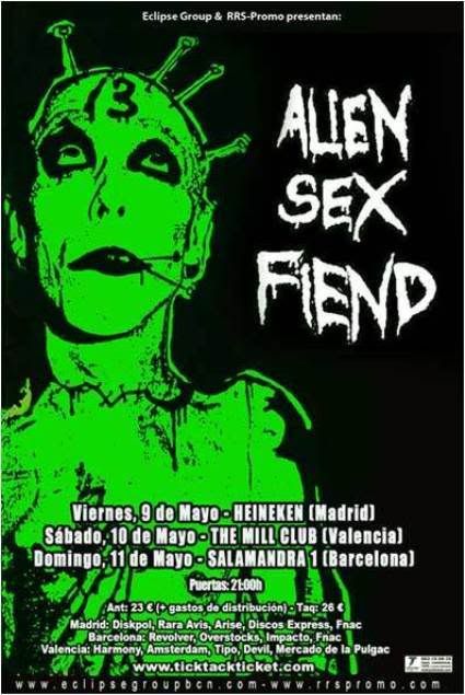 Alien Sex Fiend. 20080510. Valencia