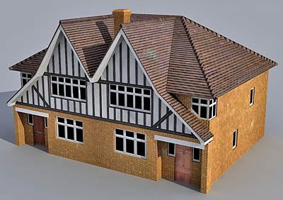 House 3d model free obj House 3d model free obj