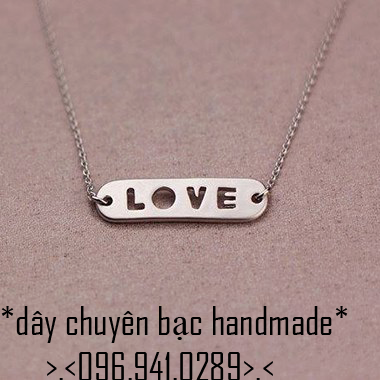 Dây chuyền bạc hand made - 1