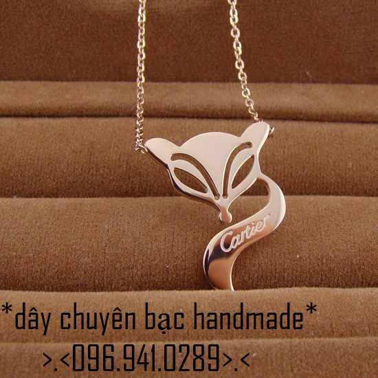 Dây chuyền bạc hand made - 6