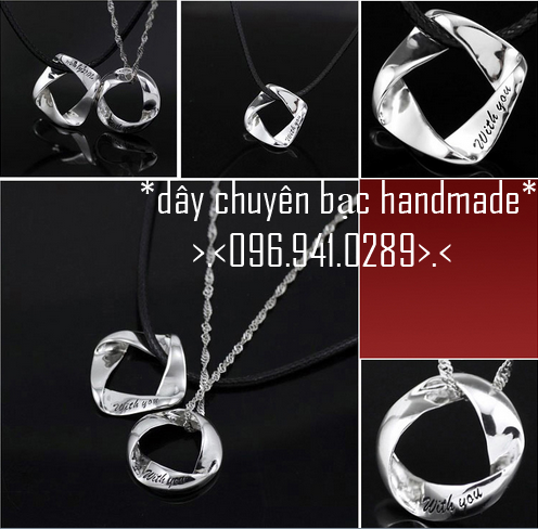 Dây chuyền bạc hand made - 3