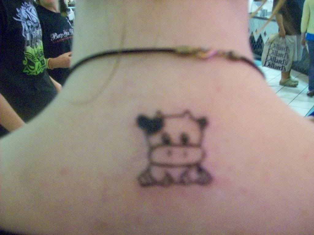 cow tattoo