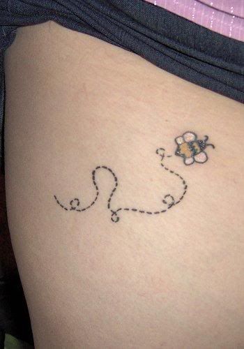 Bumble_Bee_Tattoo_by_enticingpassio.jpg bee tattoo
