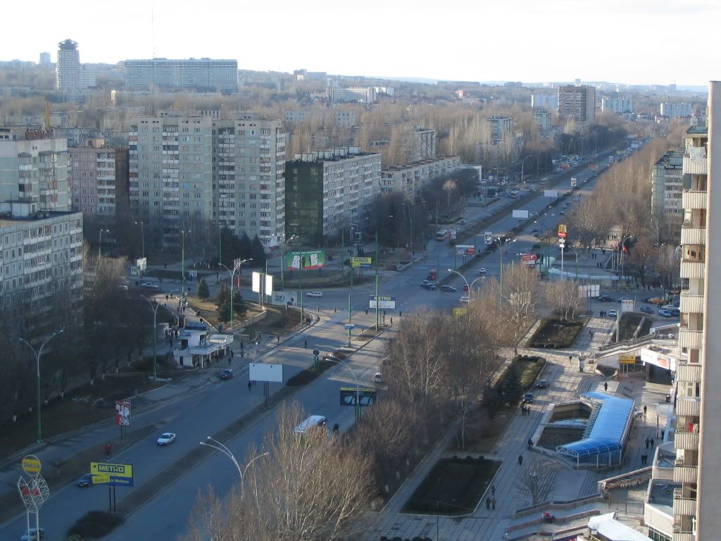 Centro de Chisinau, la capital de Moldavia