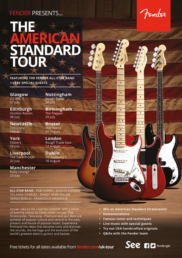 Fender Presents The American Standard Tour