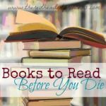 Books to Read Before You Die