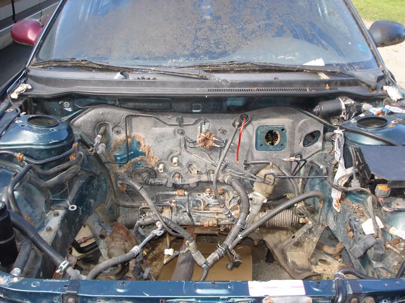 Mazda 626 Engine Bay. So here is the engine bay with