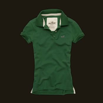 Dark Green Hollister Polo