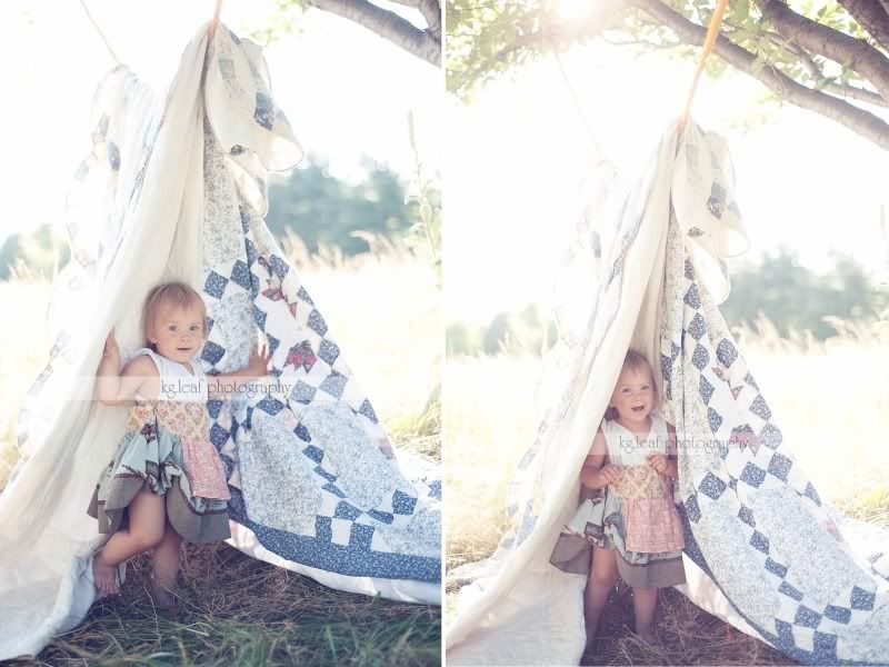 kg.leaf photography baby girl in blankets