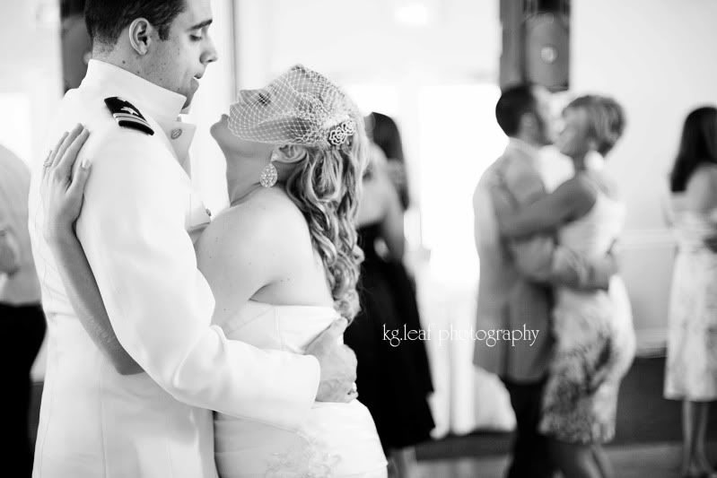 bride and groom dance