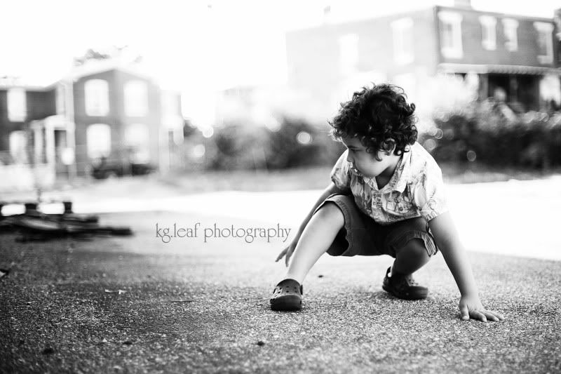 boy on road