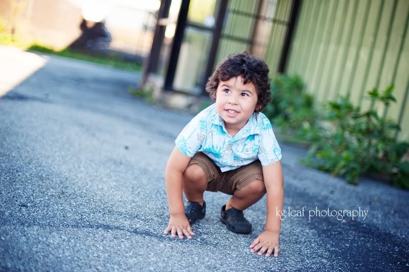 boy playing frog