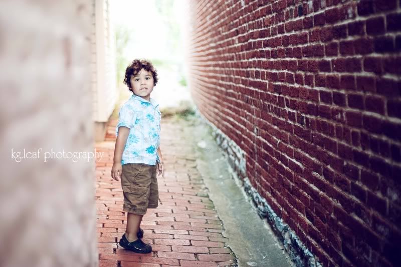 boy in alley