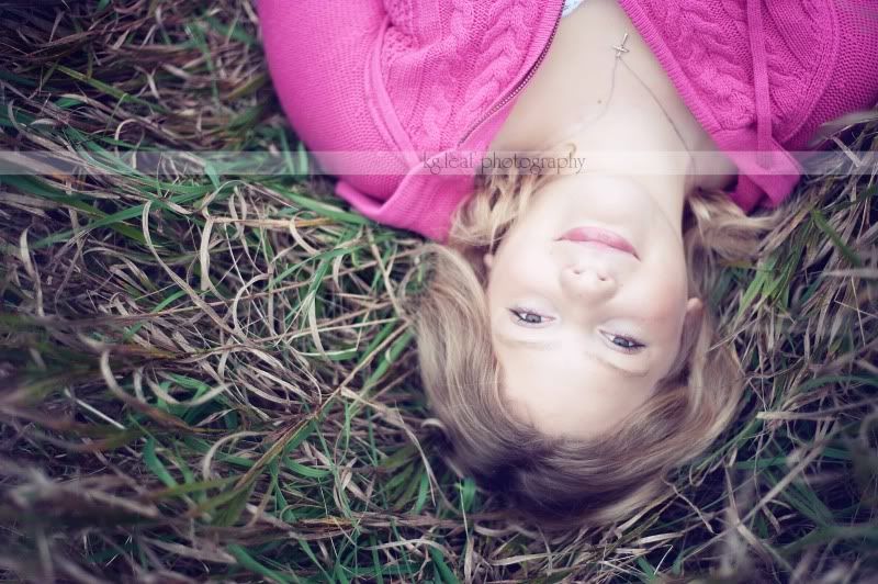 kg.leaf photography preteen in grass