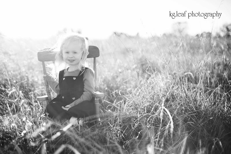 kg.leaf photography child in chair in field