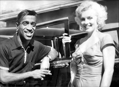 Sammy Davis Jr. and Marilyn Monroe