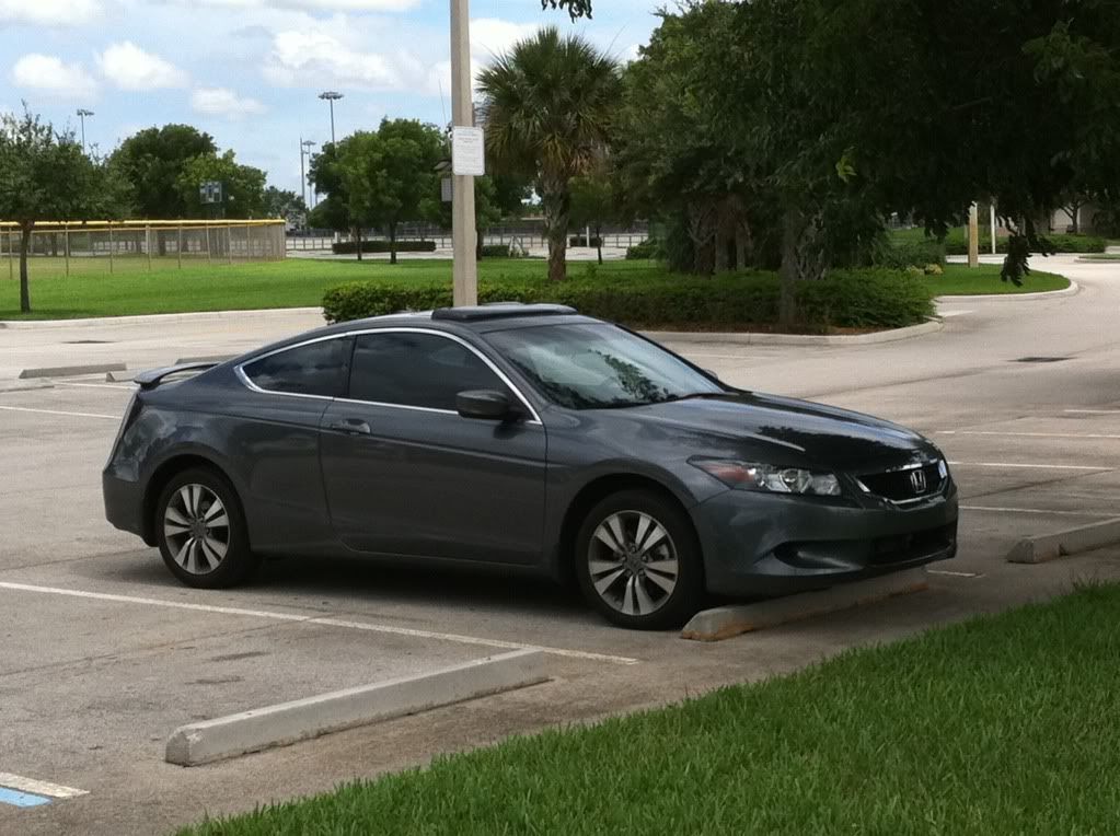 2009 Honda accord coupe grey #6