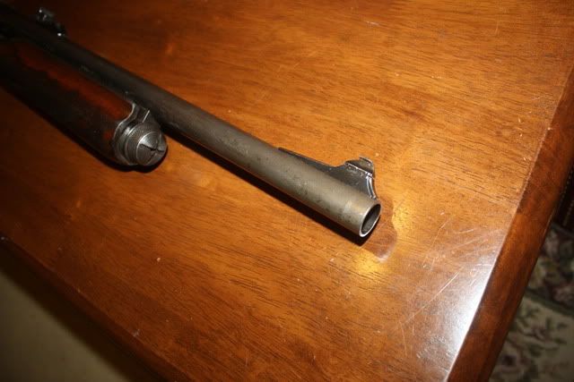 correct view down shotgun barrel