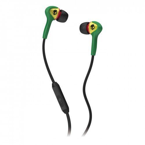 Skullcandy SMOKIN' BUDS - Rasta W/ Mic Earbuds S2SBFY-058