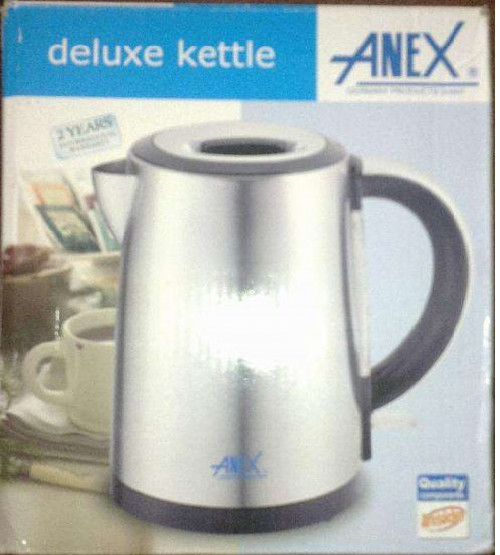Anex Kettle 1.7 Ltr Concealed Steel Body AG-4040