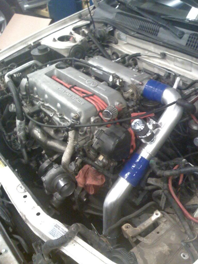 1992 with 2002 sr20de roller rocker gt28 turbo Infiniti G20 Nissan