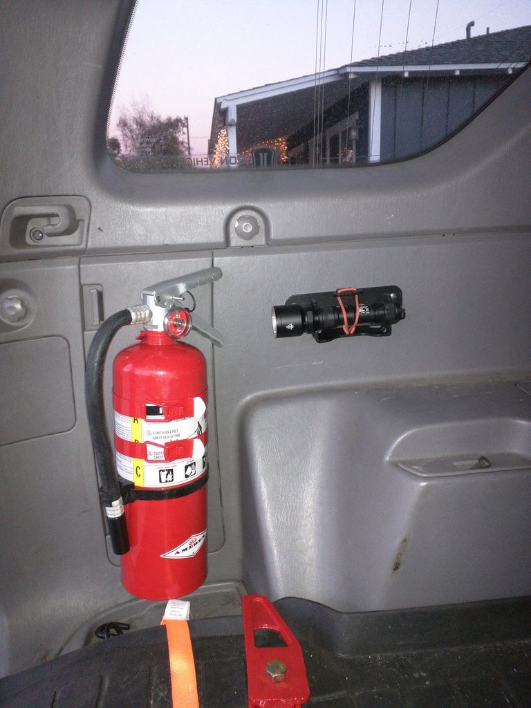Fire extinguisher mount Page 2 Toyota 4Runner Forum Largest