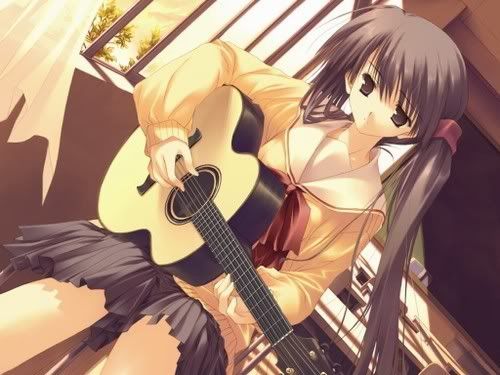  anime acustic guitar