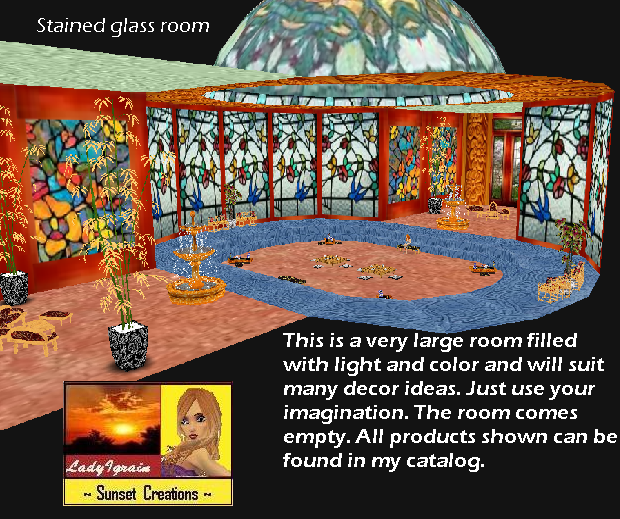 stained glass room