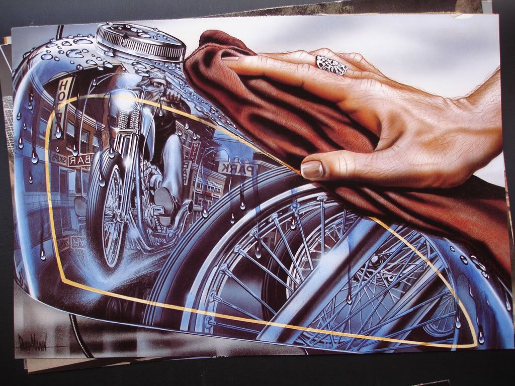 David Mann gas tank picture by ...
