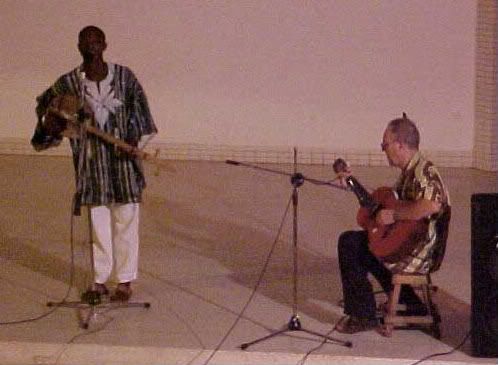 Atongo Zimba and J.Collins  National  Theatre Accra 2002