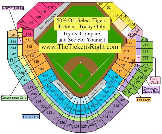 Comerica Park Seating Chart Pictures, Images & Photos | Photobucket