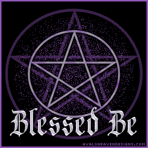 Blessed be photo: Glittering Wiccan Symbol with Blessed Be 2f8606fb.gif