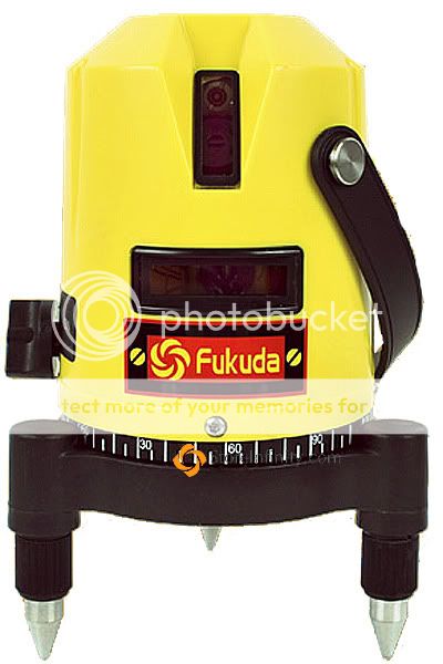 New Fukuda Infrared 2 Line 1 Point, 1V1H Laser Level EK 156P