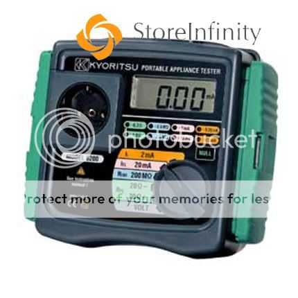  Kyoritsu Portable Appliance Tester / Multimeter / Meter 6202  