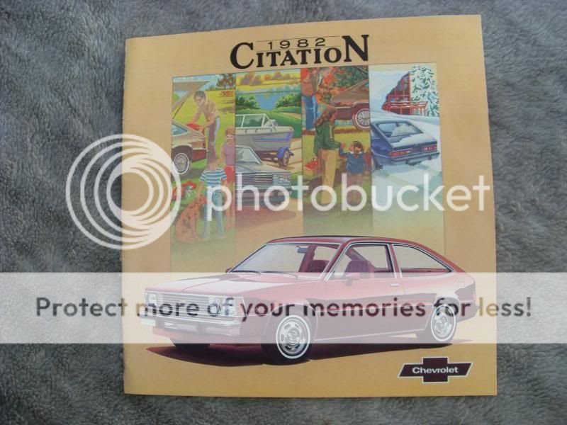 1982 Chevrolet Citation sales brochure, 16 pages total, EXTRA NICE 