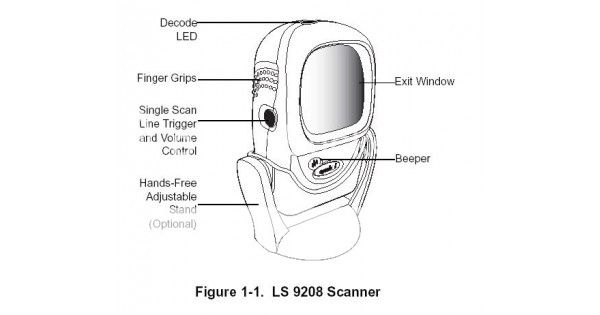 Symbol LS9208 Barcode Scanner
