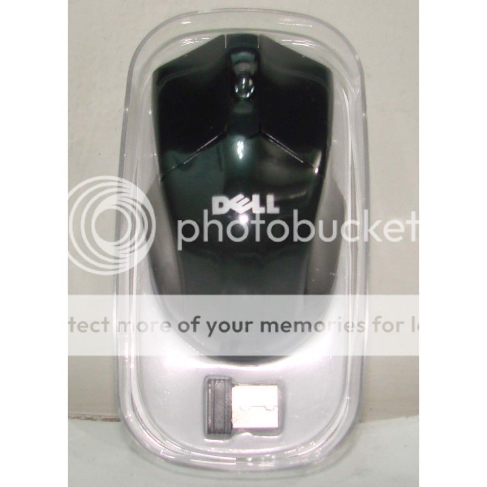 Dell Mini Black Wireless Optical Mouse