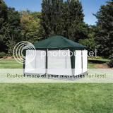 10 x12 Deluxe Screen House,Party Tent, Gazebo. Green  